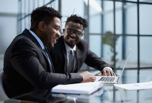 Black hr manager interviewing job candidate. Employment hiring human resources concept