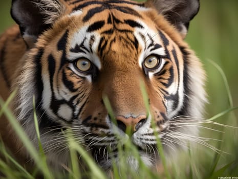 Majestic Tiger in the wildness