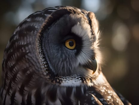 Owl in the wildness
