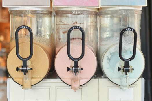 Ice granite containers Summer drink