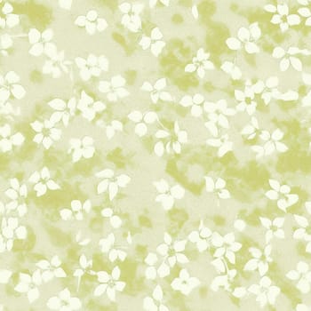 Blooming jasmine, illustration, pattern, seamless pictures. Generative AI High quality illustration