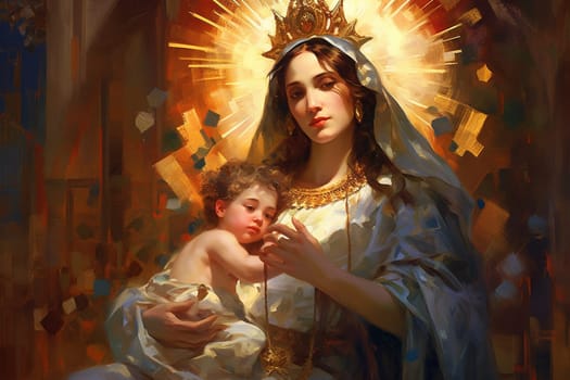 Virgen del Carmen, Blessed Virgin Mary, Our Lady Nossa Senhora do Carmo, mother of God in the Catholic religion, Madonna, religion faith Christianity Jesus Christ, saints holy