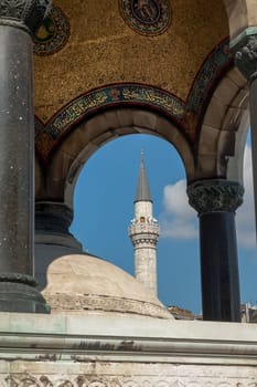 Sultan Ahmet Camii, the Blue Mosque in Istanbul, Turkey