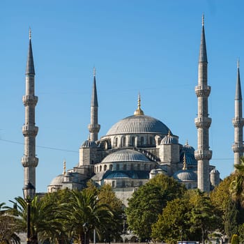 Sultan Ahmet Camii, the Blue Mosque in Istanbul, Turkey