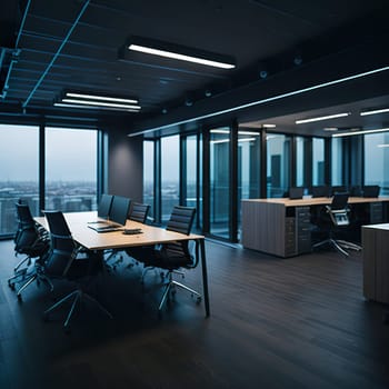 Fancy office interior. High quality photo