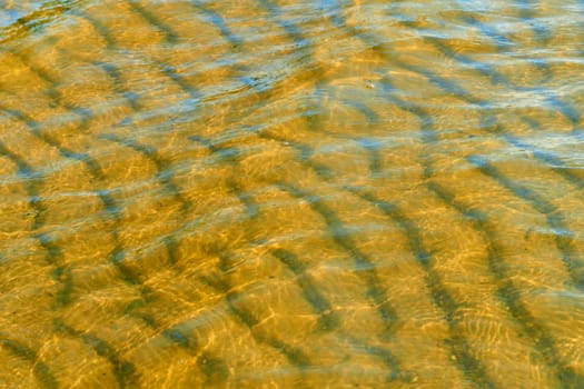 The soil under the water of a reservoir. The lower part of the recess, excavation.