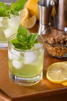 Thai Basil Gimlet Cocktail is a light, incredibly refreshing summer cocktail.