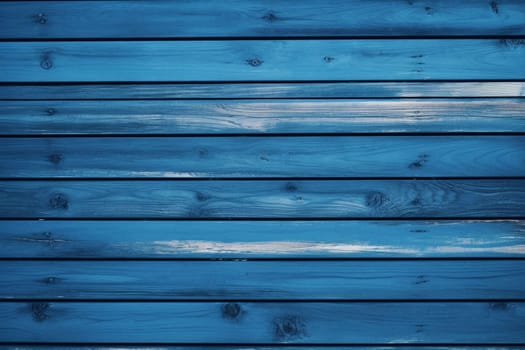 Blue Aqua color. Treated wooden boards - wood decking flooring and wood deck with paneled walls. Textures and patterns of natural wood. Background for interiors. High quality image