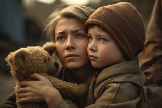 Refugee. Due to war, climate change, and global political issues, the refugee problem is gaining momentum. Hungry children, migrate to Europe, humanitarian demographic catastrophe. Crisis.