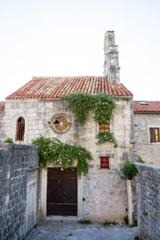 The very beautiful old town of Budva, Montenegro. Interesting old houses, very narrow streets, cafes, shops