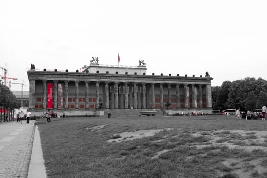 Berlin, Germany - May 16, 2017: The Altes Museum at Museum Island in Berlin, Germany.