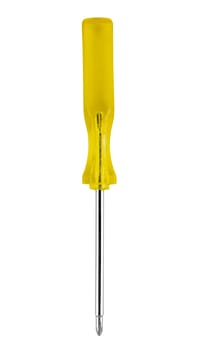 screwdriver, repair tool, on white background in insulation