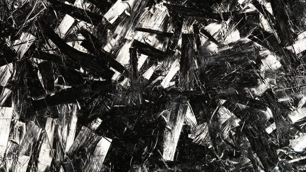 Beautiful unusual shiny black and white background closeup. Art and retro style concept