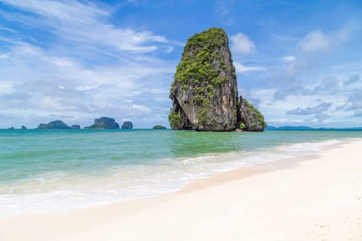 Beautiful beach at Railay Beach in Krabi province, Thailand.