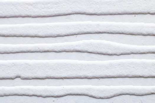 White wavy striped background horizontally close up, abstract photo
