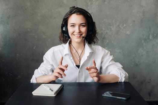 Online Collaboration in Action: Businesswoman Participating in Video Conference from Home or Office - Emphasizing Remote Work and Digital Communication.