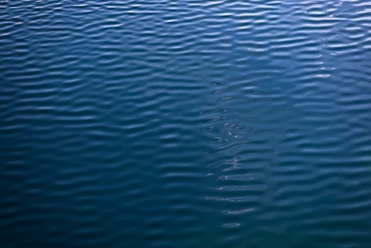 Sea surface aerial view. Water ripples texture.