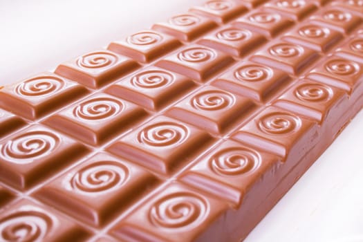 BELARUS, NOVOPOLOTSK - 20 DECEMBER, 2020: Open Milka chocolate close up