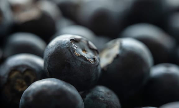 ripe blueberries, close up view