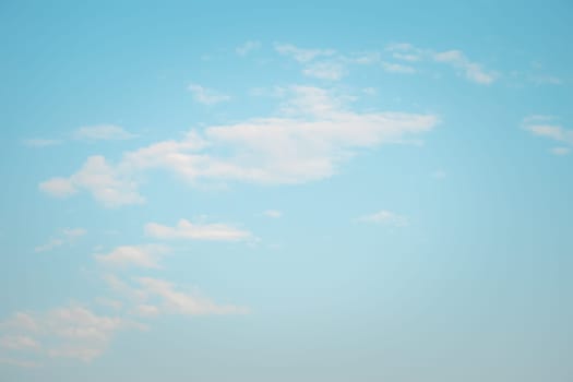 Cloudscape of natural sky with blue sky and white clouds in the sky use for wallpaper background in concept dreamy, heaven or freedom in life