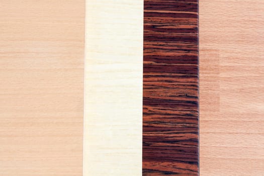 Wood background. Four Wooden boards stacked on top of each other
