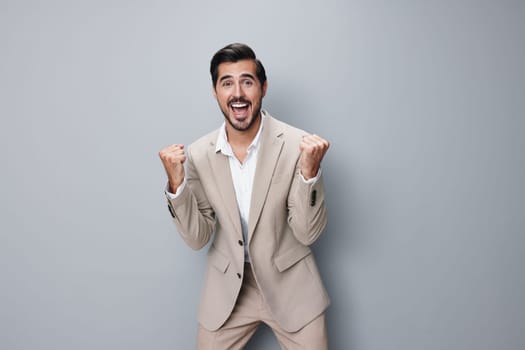 man guy portrait shirt businessman entrepreneur office corporate handsome male business success eyeglass job happy model copyspace successful beige smiling suit