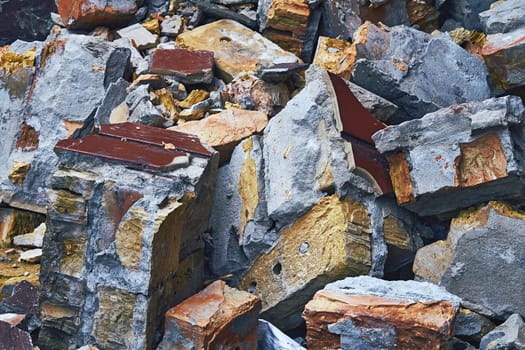 the action or process of causing so much damage to something that it no longer exists or cannot be repaired