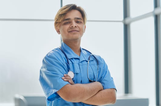 Close up. portrait of a beautiful senior doctor