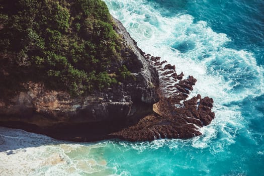 amazing ocean view from above. bali