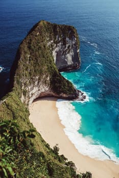 amazing ocean view from above. bali