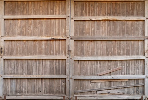 Wooden gate texture background