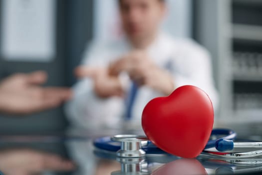 The concept of a healthy heart and normal blood pressure.
