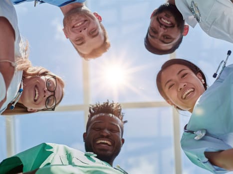 Group of Doctors and nurses Concept Teamwork in hospital for success work and trust in team
