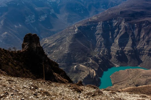 Sulak canyon. Chirkeyskaya HPP. Nature Of The Caucasus. Sights Of The CaucasusDagestan, Russia.
