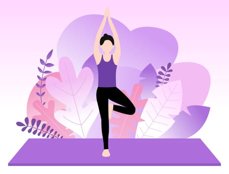 illustration,exercise,violet,stretching,silhouette,yoga,purple,art,cartoon,magenta,pink