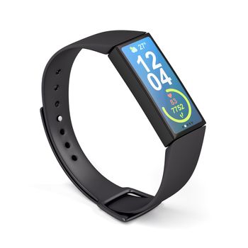 Activity tracker on white background