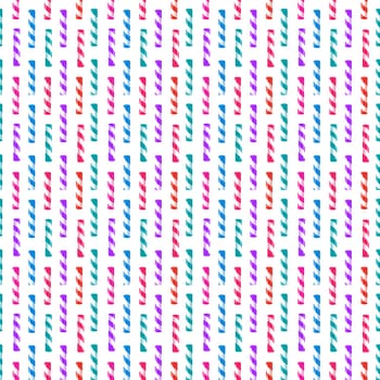 seamless pattern with striped candy sticks on a white background. Sweets pattern