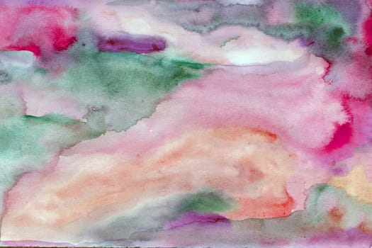 pink green purple watercolor paper background texture