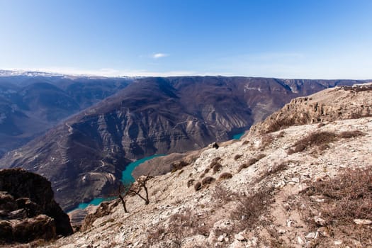 Sulak canyon. Chirkeyskaya HPP. Nature Of The Caucasus. Sights Of The CaucasusDagestan, Russia.