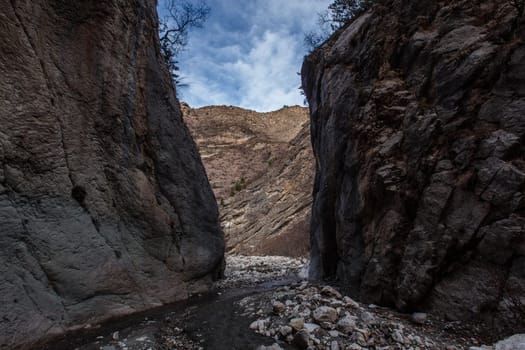 Garabagh gorge. Natural attractions in Dagestan. Russia, Caucasus