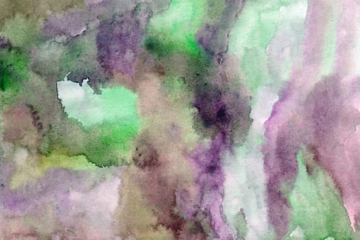Green gradient watercolor paper background texture