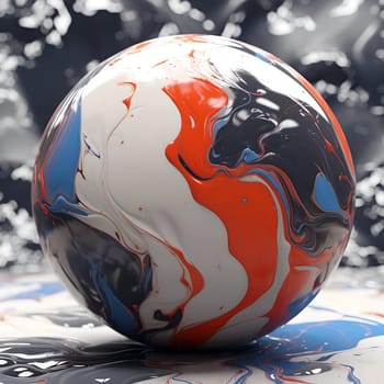 Beautiful background of marble spheres