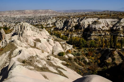 Beautiful mountains and rocks views in Cappadocia, Turkey, Turkey. High quality photo