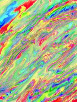 Abstract holographic rainbow background. Psychedelic bright abstract texture