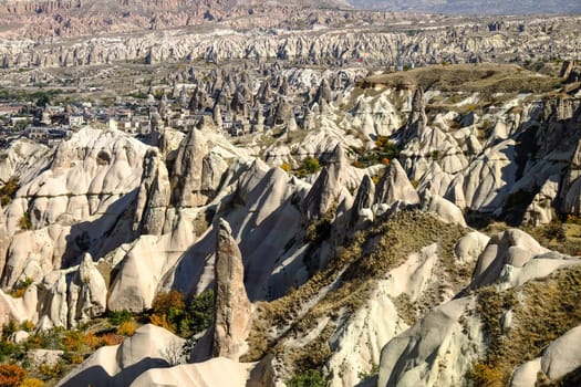 Beautiful mountains and rocks views in Cappadocia, Turkey, Turkey. High quality photo