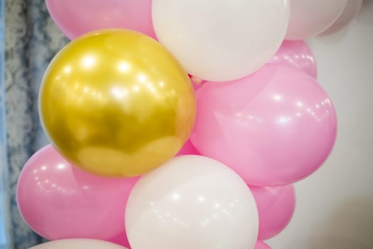 multi-colored balloons for a cheerful holiday