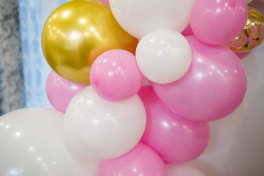 multi-colored balloons for a cheerful holiday