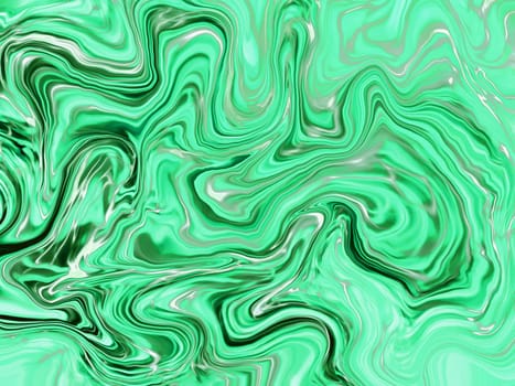 The texture of green emerald liquid marble. Green shiny background with natural texture