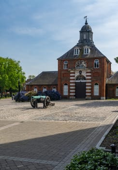 Antique cannon outside Royal brass foundry in Royal Arsenal Riverside development