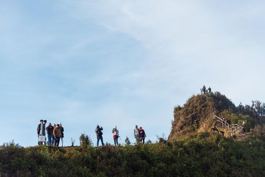 12 December 2016, Tourist travel at Phu chee daw mountain at chiang rai. Thailand